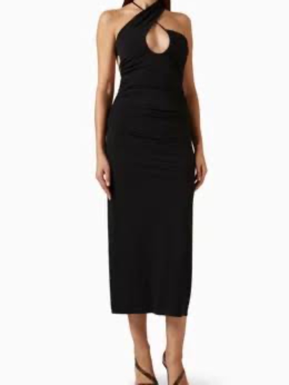 NWT Bec + Bridge Montana Cross Over Dress Midi Cut Out
